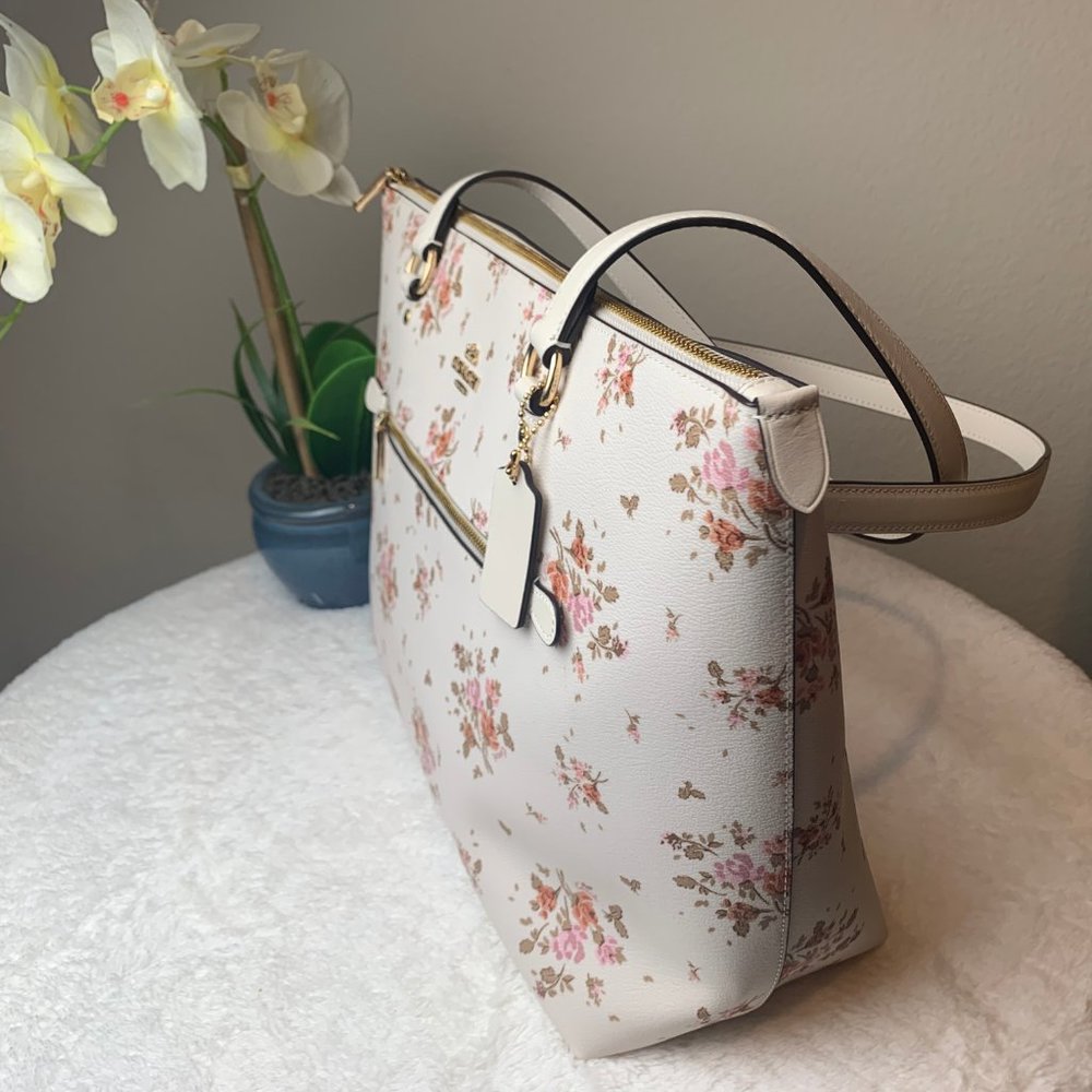 Coach Rose Gallery Tote - Picture 3 of 6